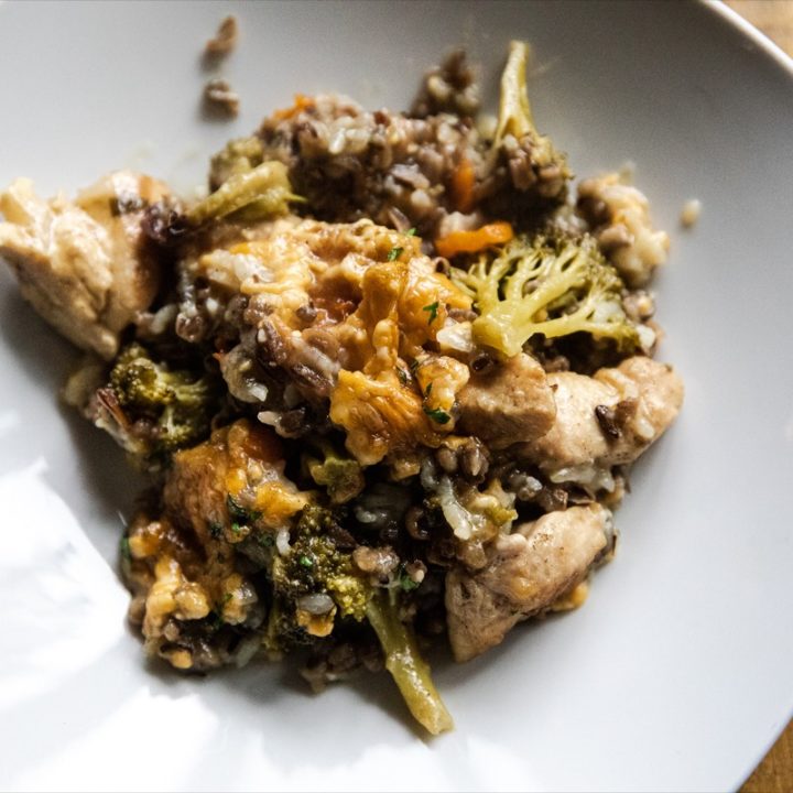 Traeger Creamy Chicken and Wild Rice Casserole-image