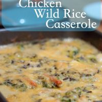 Scratch Creamy Chicken and Wild Rice Casserole