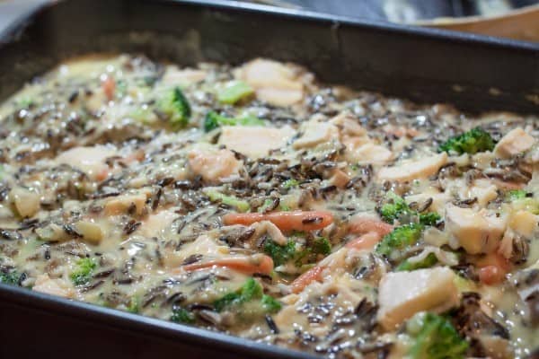 Creamy Chicken Wild Rice Casserole from OrWhateverYouDo.com