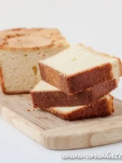 Cream Cheese Pound Cake from OrWhateverYouDo.com