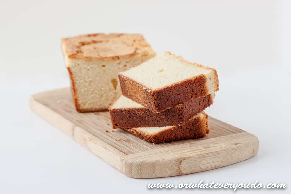 Cream Cheese Pound Cake from OrWhateverYouDo.com