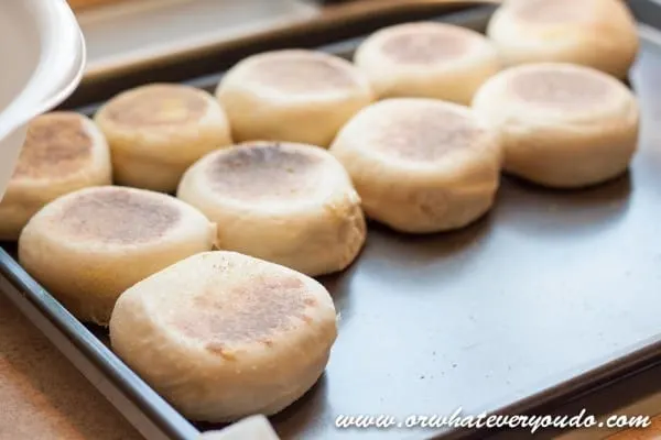 English Muffins from OrWhateverYouDo.com