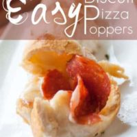 Easy Biscuit Pizza Poppers