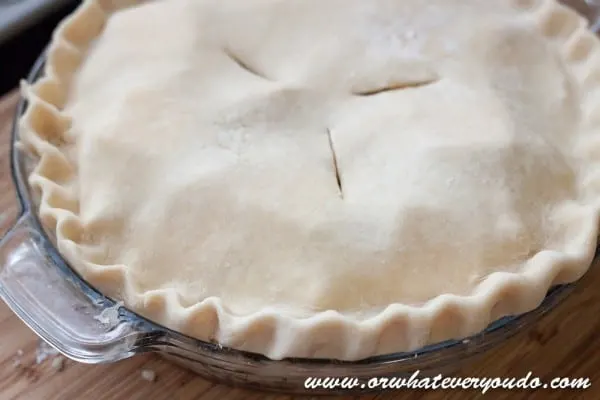 Old Fashioned Apple Pie from OrWhateverYouDo.com