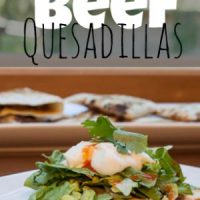 Simple Beef Quesadillas