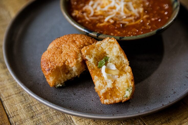 Jalapeño Cheddar Cornbread Muffins