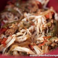 Easy Crockpot Chicken Fajitas