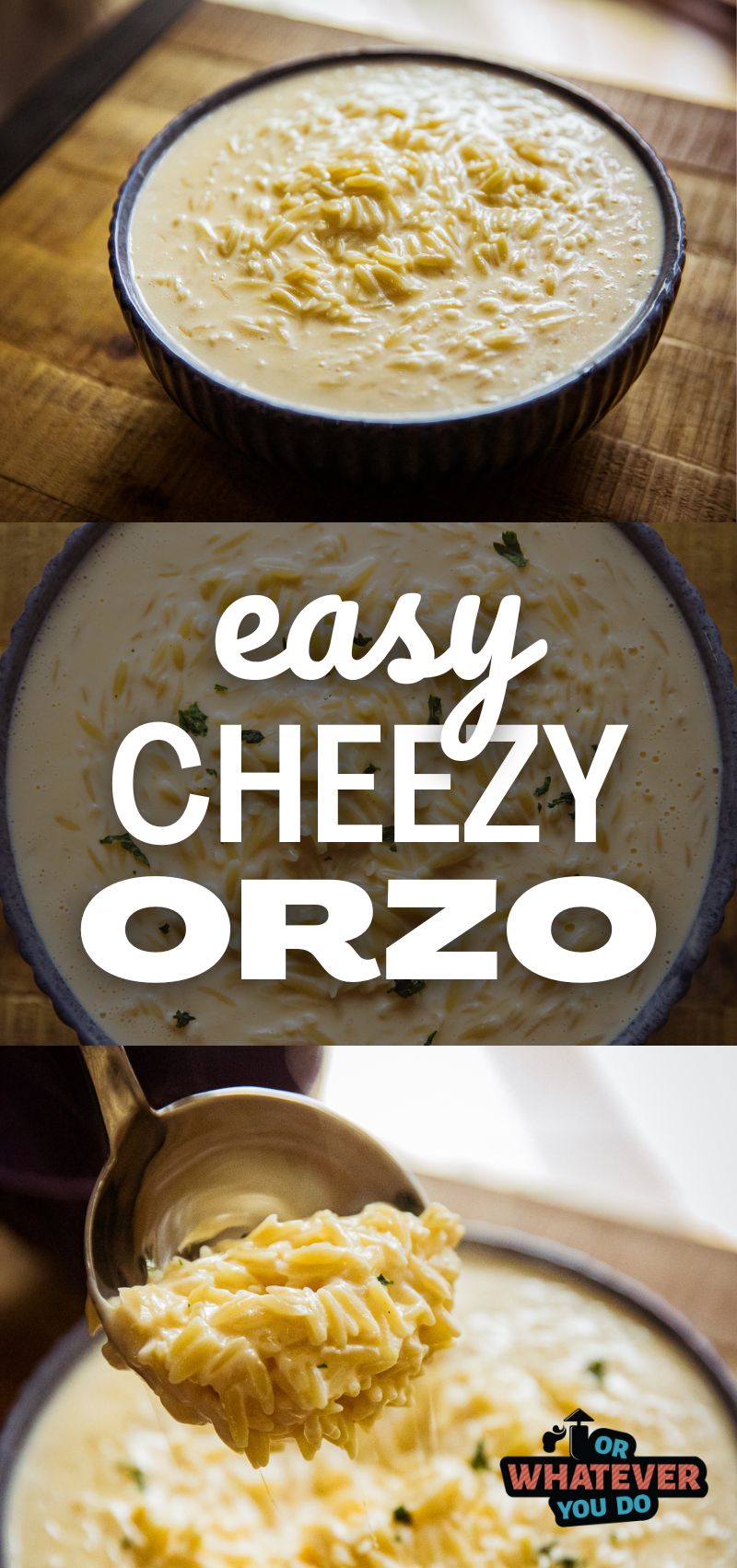 Easy Cheesy Orzo