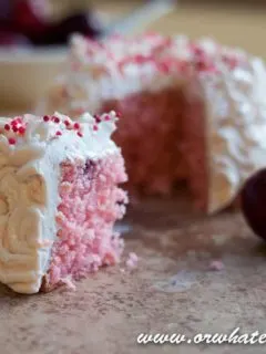 Homemade Cherry Cupcakes