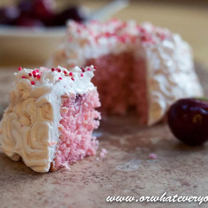 Homemade Cherry Cupcakes