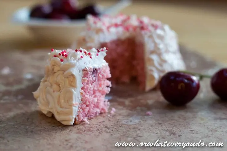 Homemade Cherry Cupcakes