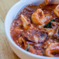 Creamy Spinach Skillet Tortellini