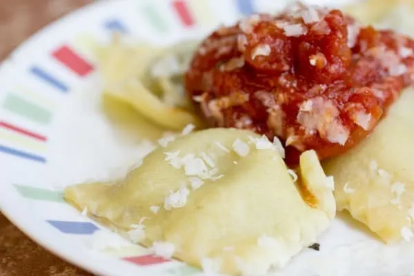 Beef & Mushroom Ravioli I www.orwhateveryoudo.com I #recipe #food #cooking #scratch