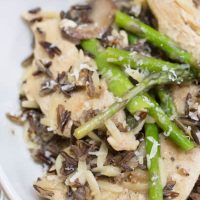 Chicken Mushroom Wild Rice Skillet