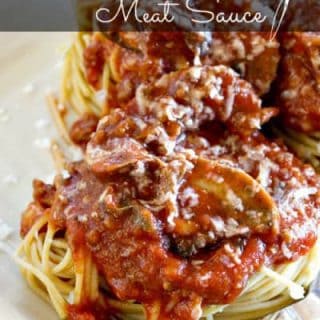Spaghetti with Meaty Mushroom Sauce