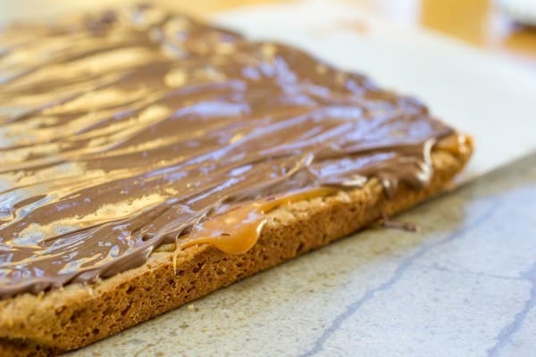 Oatmeal Caramel Chocoley Cookie Bars