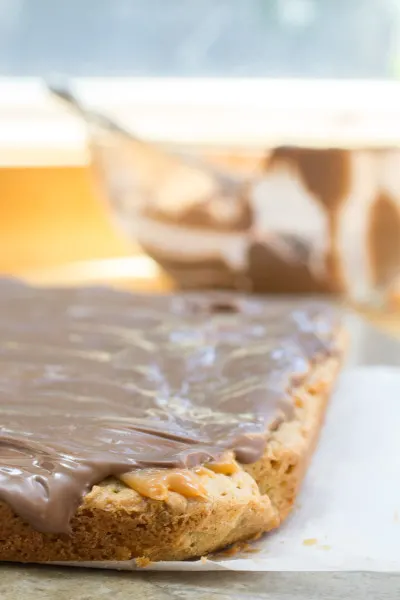 Oatmeal Caramel Chocoley Cookie Bars