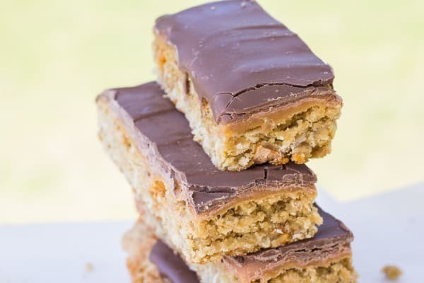 Oatmeal Caramel Chocoley Cookie Bars