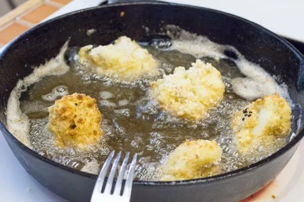 Breaded Fried Cauliflower