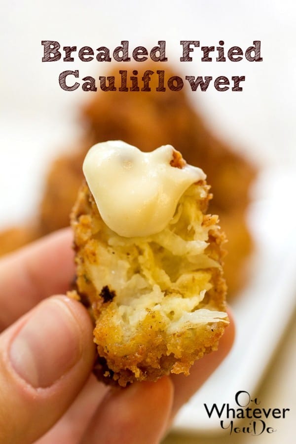 Breaded Fried Cauliflower