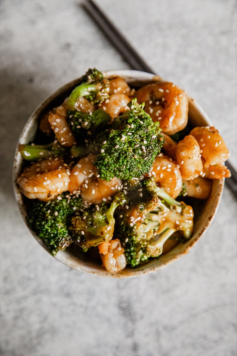 Broccoli Shrimp Stir Fry