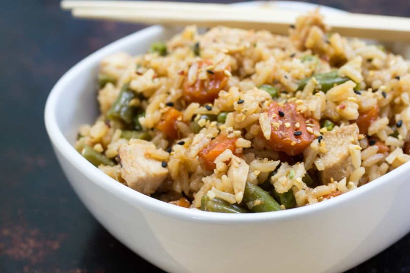 Teriyaki Chicken Rice Bowl Easy dinner idea that is quick and delicious!