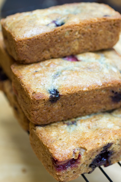 Triple Berry Glazed Muffins