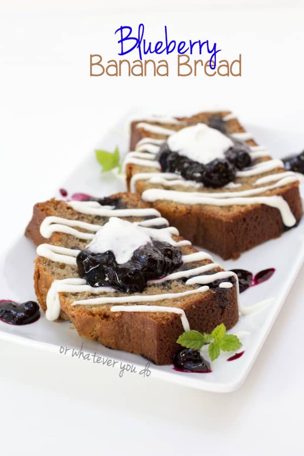 Blueberry Banana Bread 