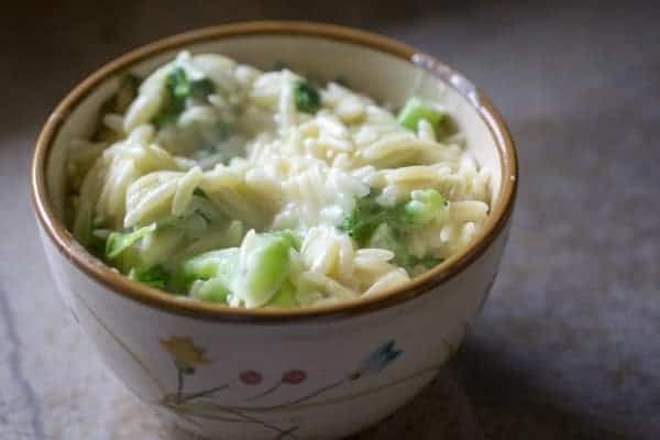 Cheesy Broccoli Orzo