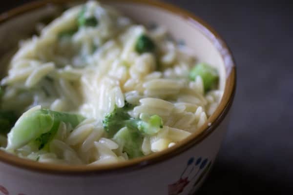 Cheesy Brocolli Orzo-2