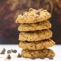 Chewy Oatmeal Chocolate Chip Cookies