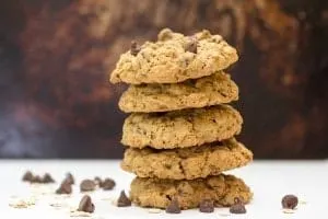 Chewy Oatmeal Chocolate Chip Cookies