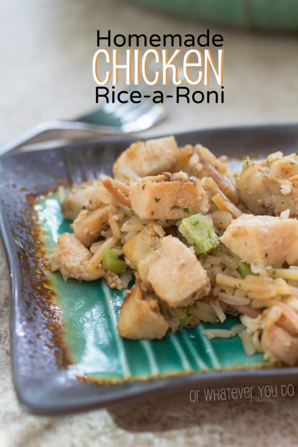 Homemade Rice-a-Roni Pinterest