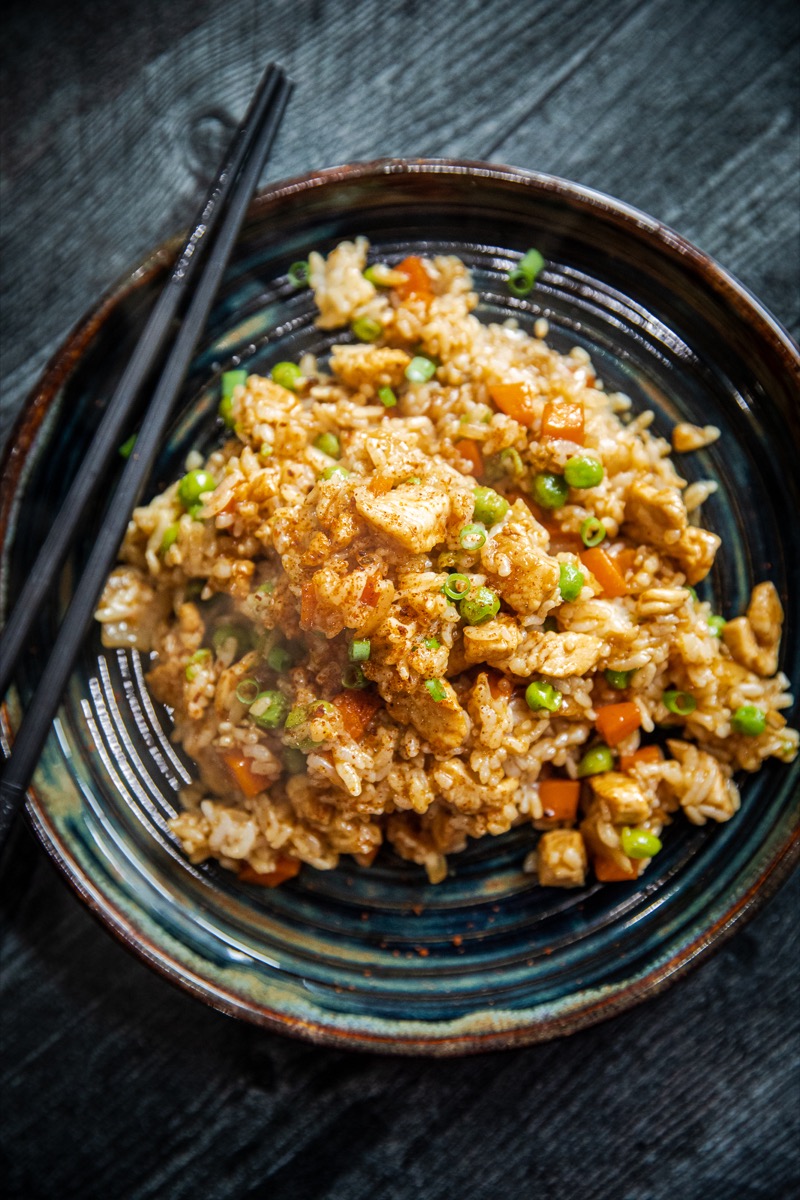 Blackstone Chicken Fried Rice