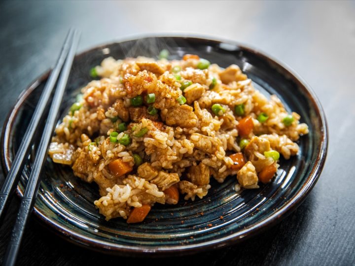 超グラトリ バインセット RICE28 CHICKEN RICE ROCKER CHICKEN (w/ rice) | Toshi's Teriyaki Grill