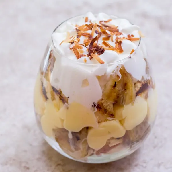 Caramelized Sunny Banana Trifle Square-1-2