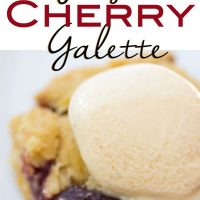 Bing Cherry Galette Recipe