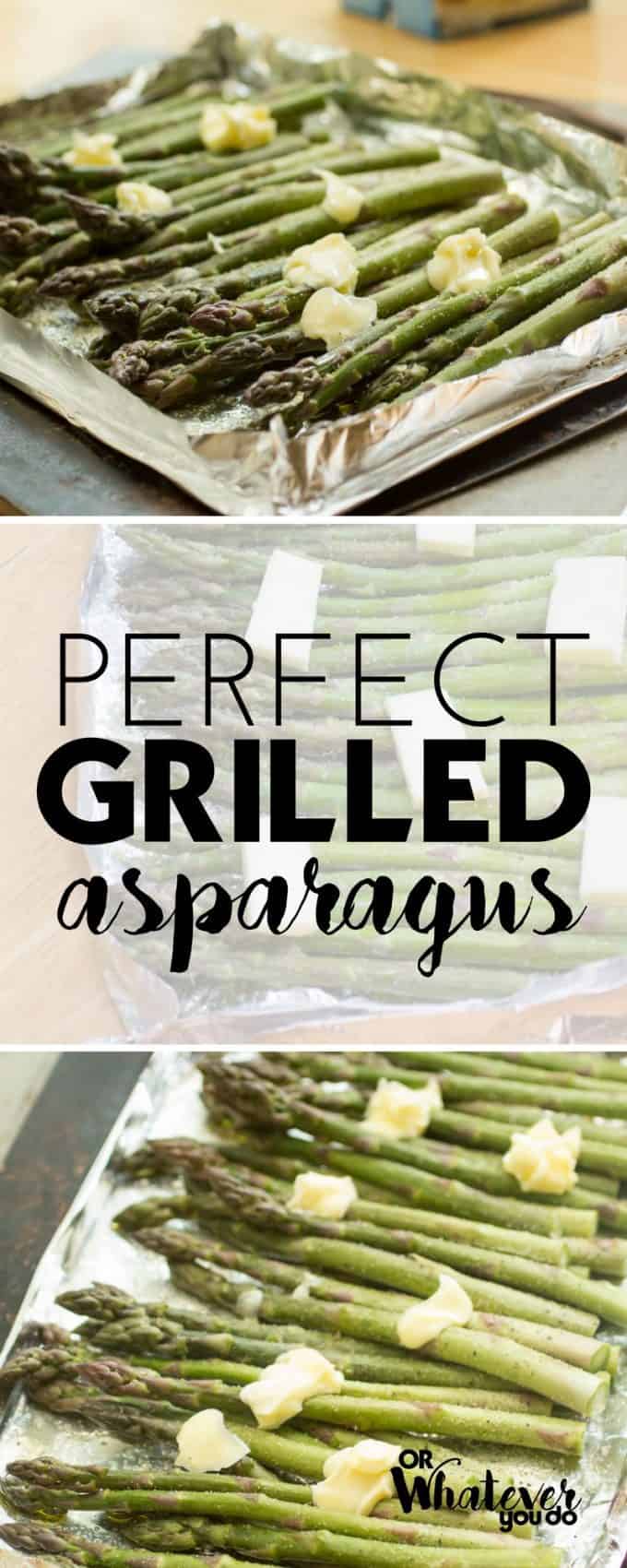 Perfect Grilled Asparagus recipe for your gas, charcoal, or wood pellet
