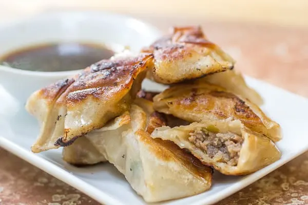 Sesame Pork Fried Dumplings