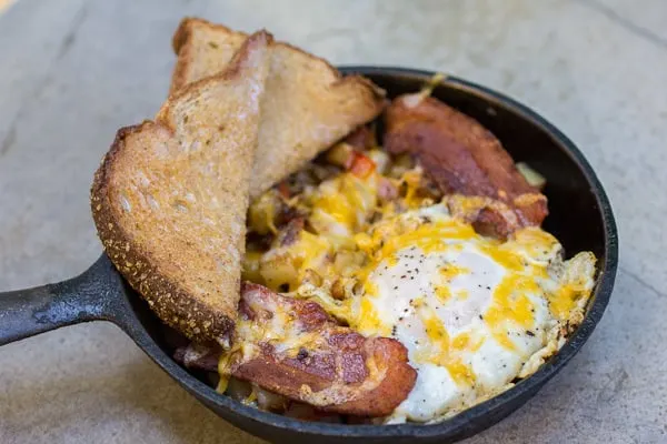 Old-fashioned Bacon Breakfast Skillet-5