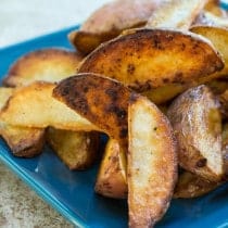 Pan Fried Potato Wedges