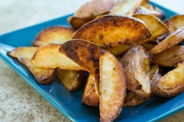 Pan Fried Potato Wedges