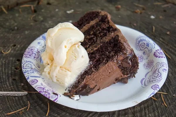 Quadruple Chocolate Birthday Cake