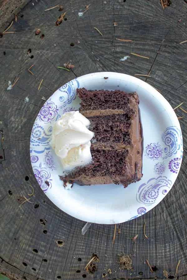 Quadruple Chocolate Birthday Cake