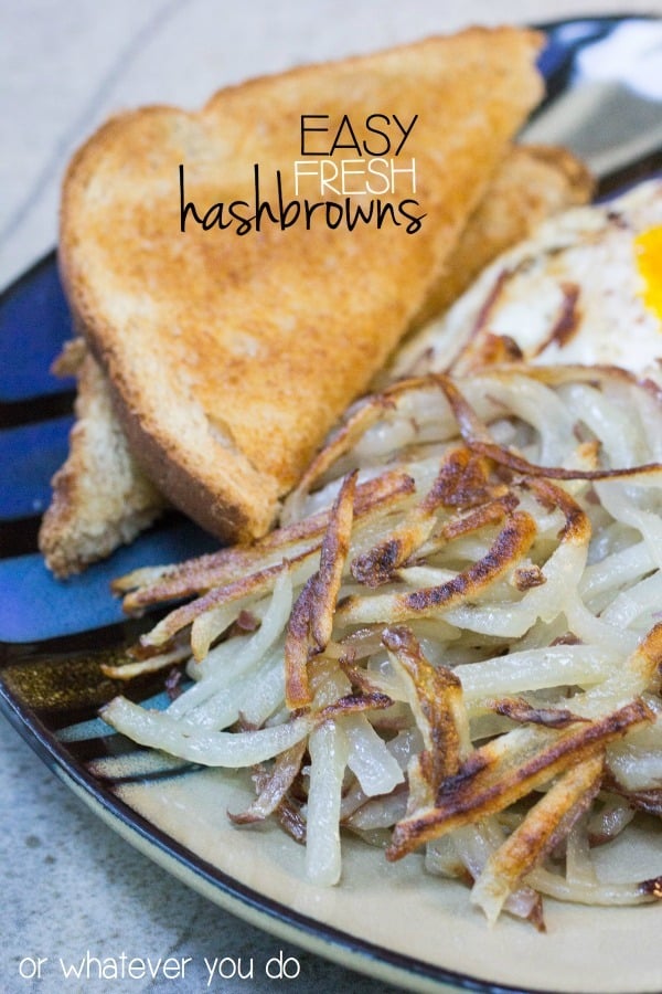 Easy Fresh Hashbrowns