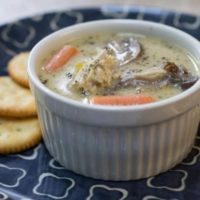 Creamy Chicken Mushroom Wild Rice Soup