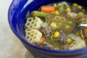 Slow Cooker Vegetable Beef Soup