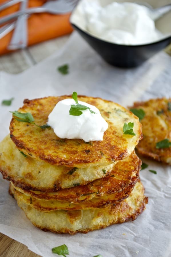 Mashed Potato Cakes I leftover mashed potato recipe idea