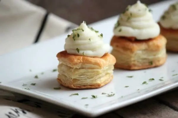 Pork and Garlic Mashed Potato Biscuits - leftover mashed potato recipe idea