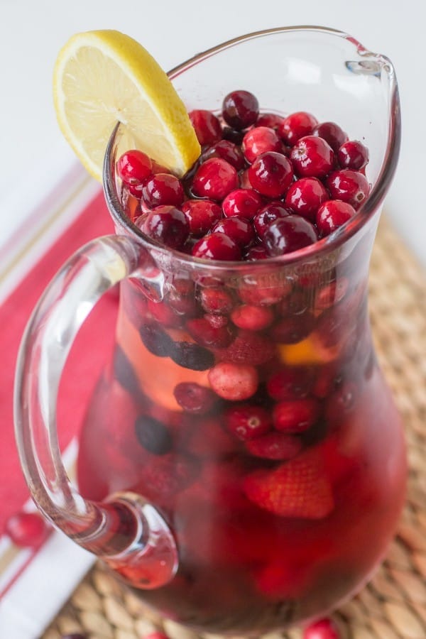 Holiday Wine Spritzer